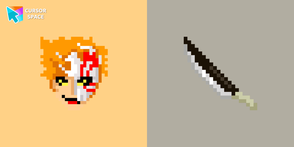 Ichigo Kurosaki Pixel cursor